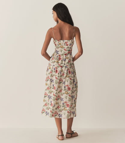 DÔEN Women Benoit Dress - Ivory Wild Rose
