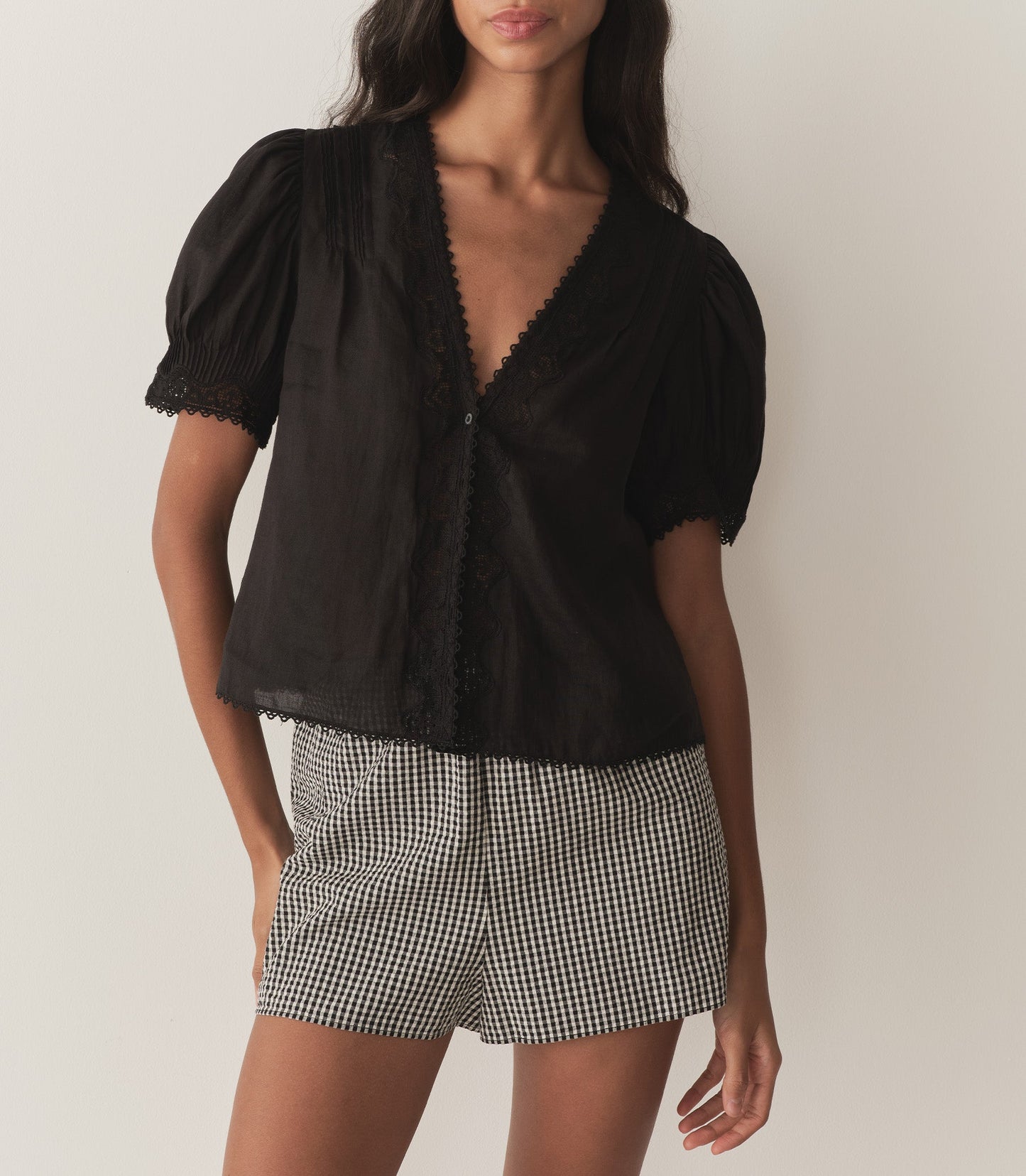DÔEN Women Brigitta Top - Black