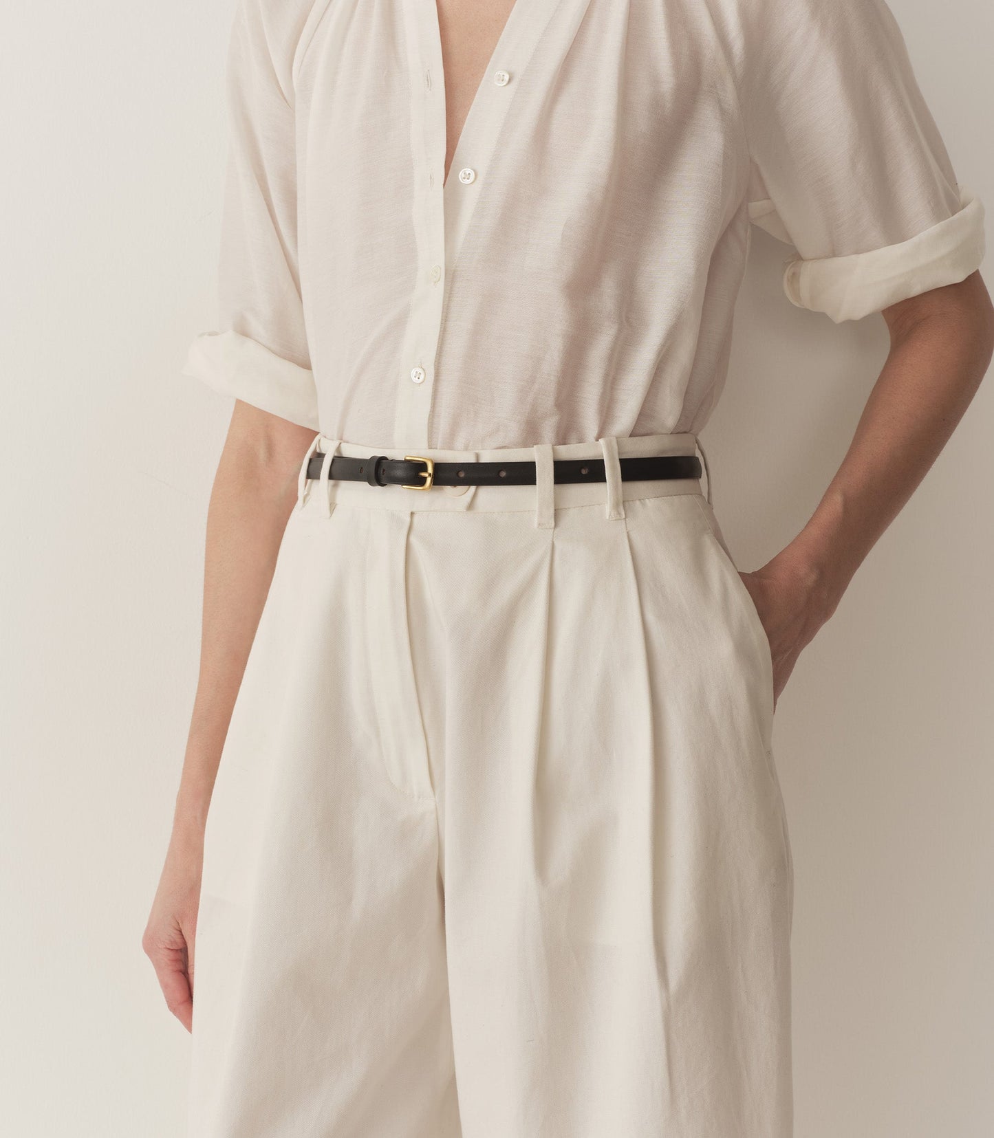 DÔEN Women Zaza Belt - Black Nappa