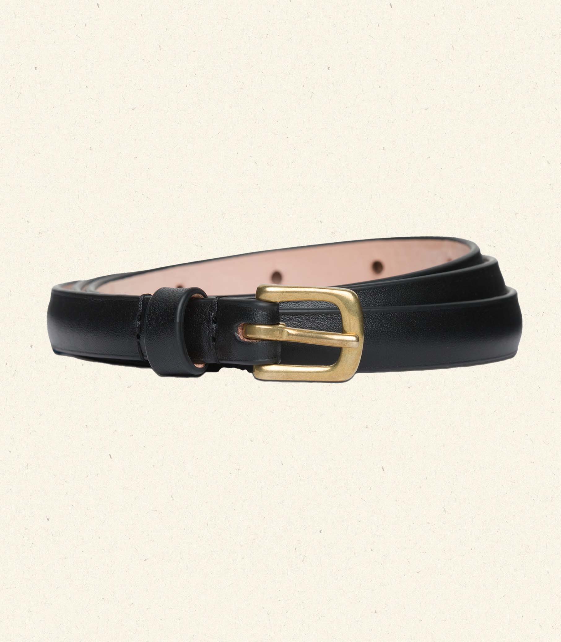 DÔEN Women Zaza Belt - Black Nappa