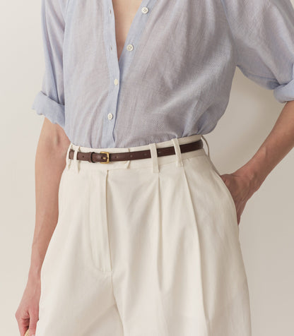 DÔEN Women Zaza Belt - Chocolate Nappa