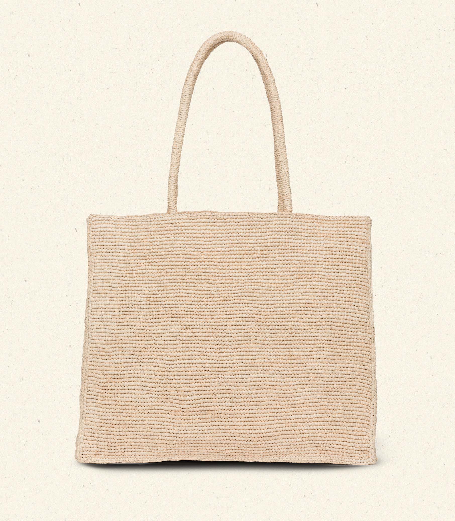 DÔEN Women Grande Mathilde Bag - Natural Raffia