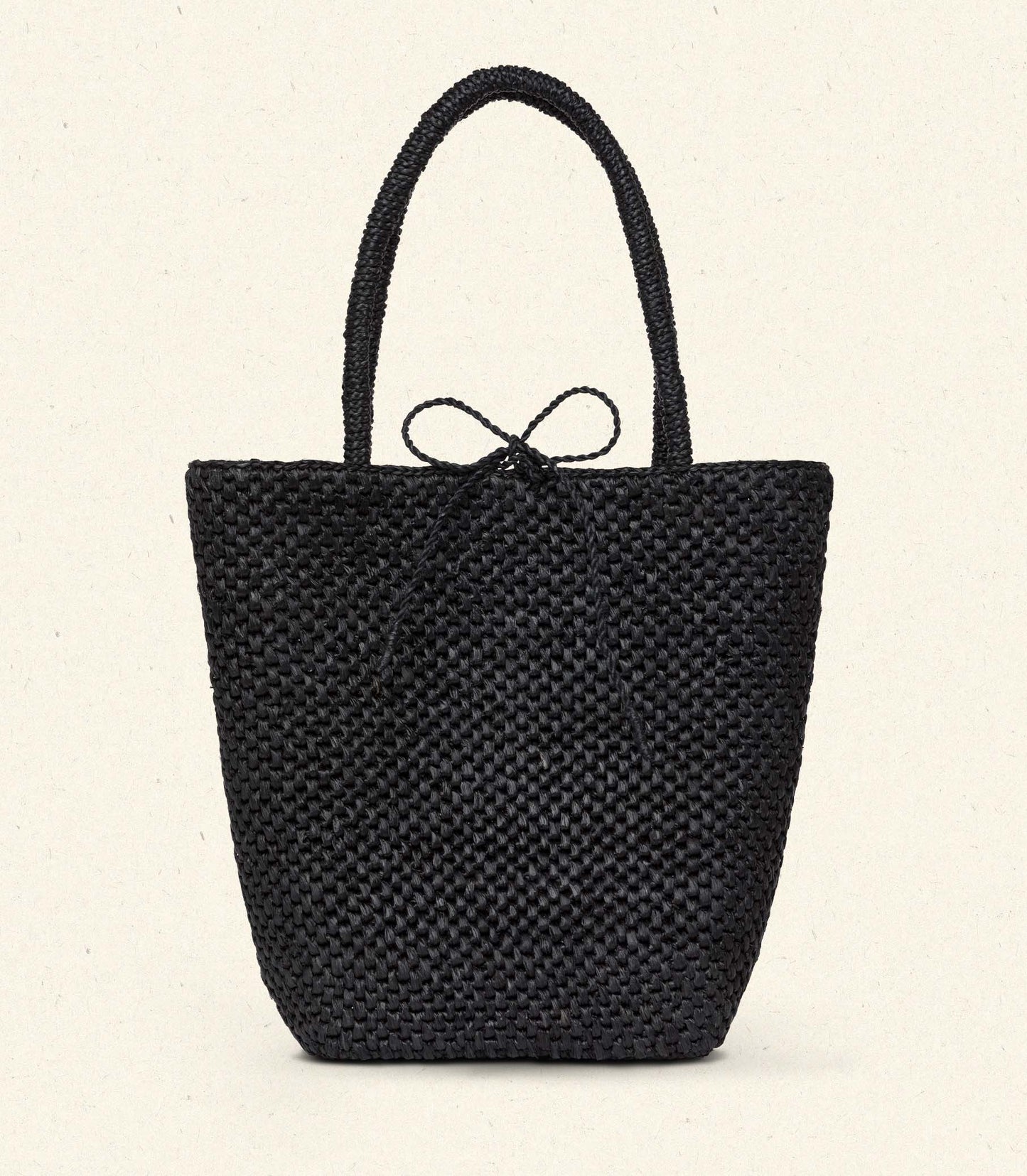 DÔEN Women Bateau Bag - Black Raffia