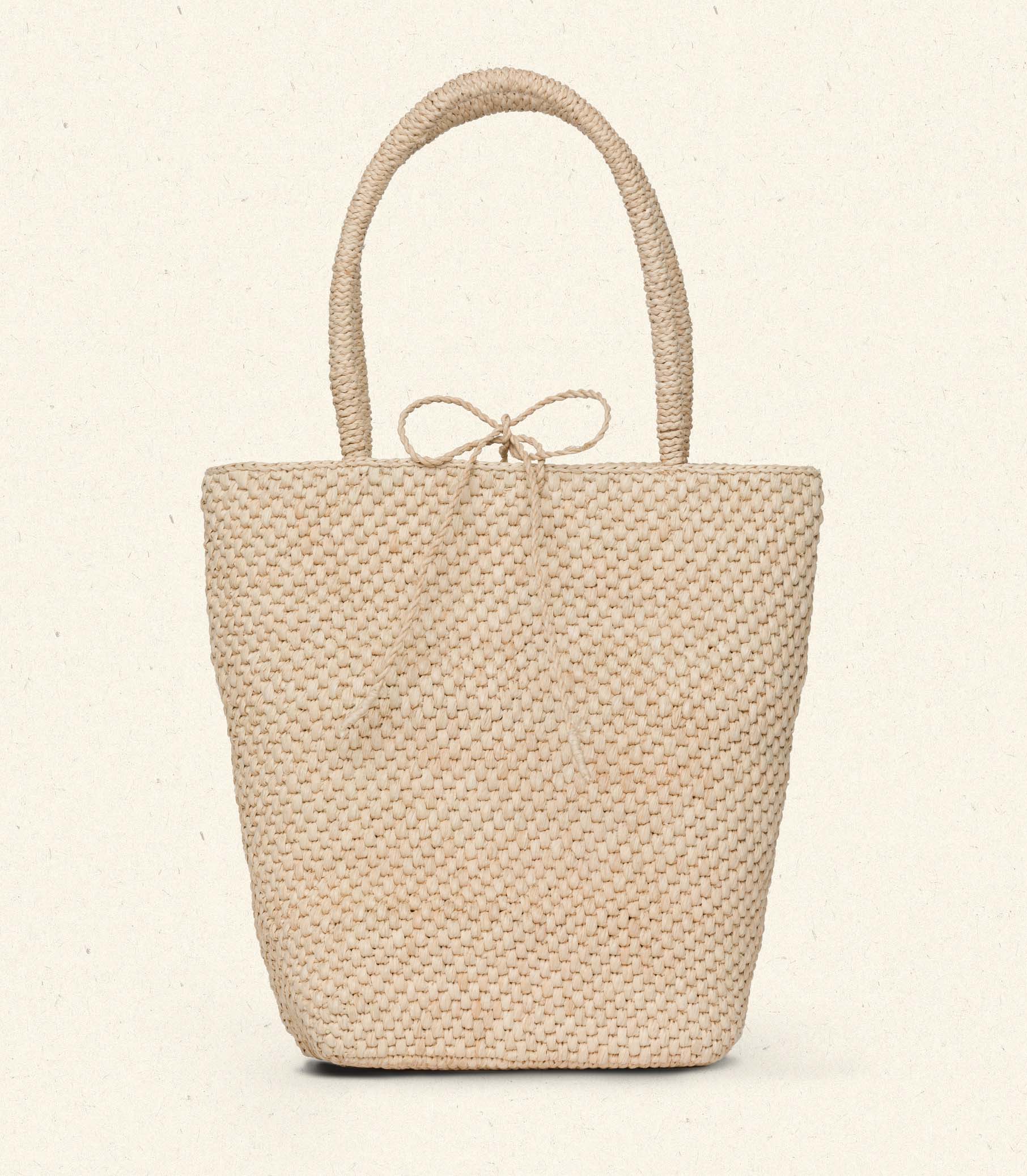 DÔEN Women Bateau Bag - Natural Raffia