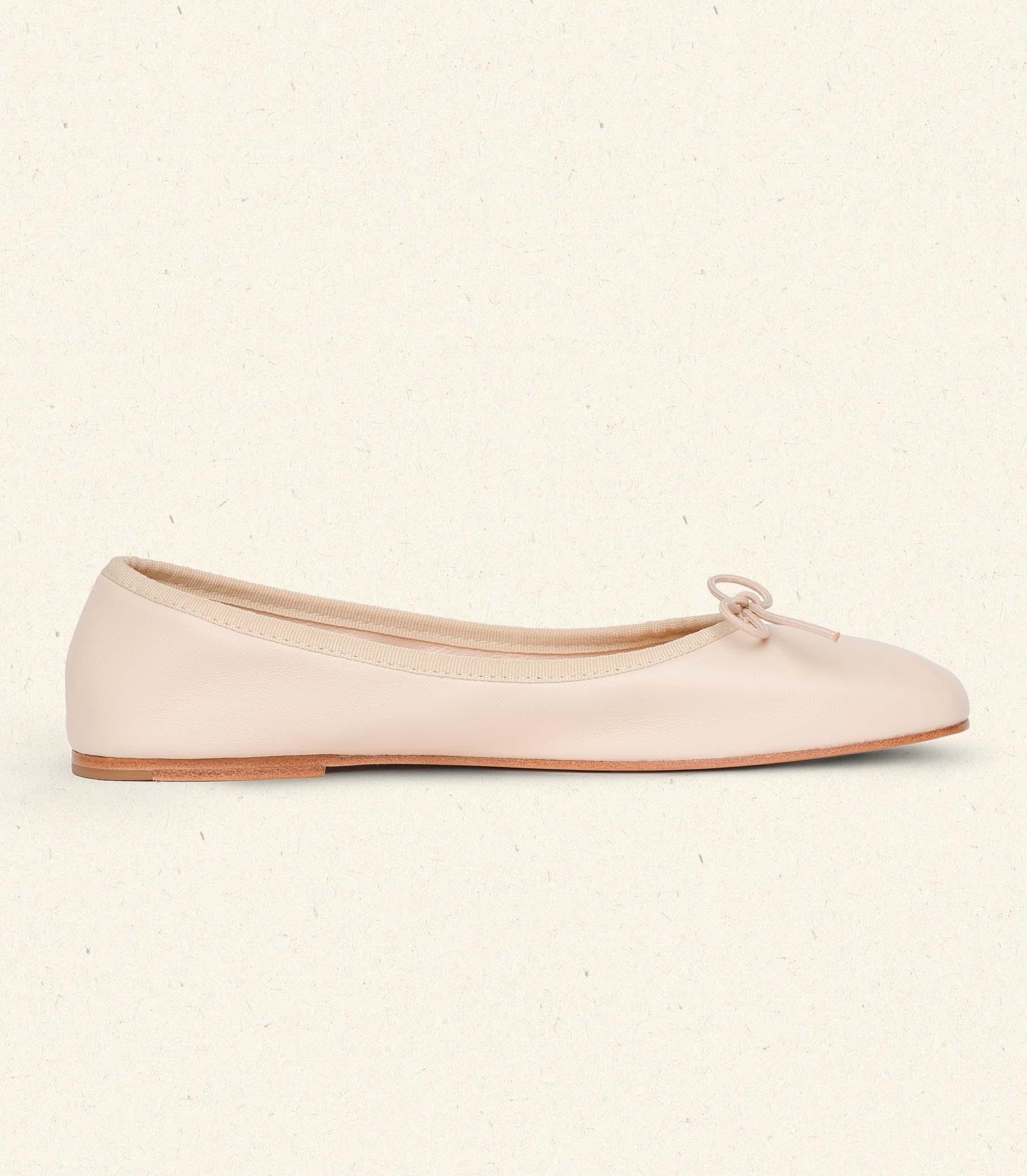 DÔEN Women Fifi Ballet Flat - Nude Nappa