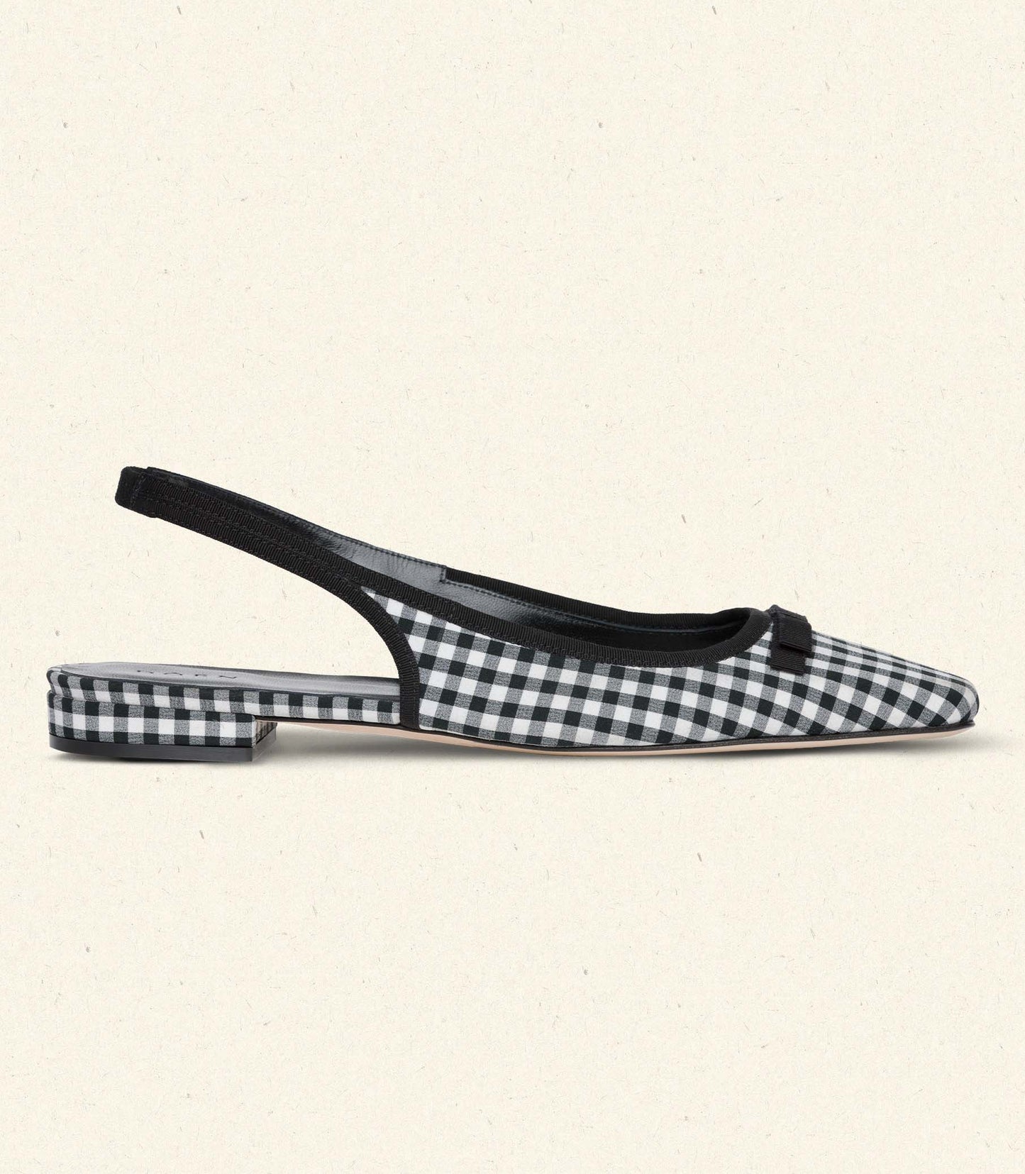 DÔEN Women Cossima Slingback - Black And White Gingham
