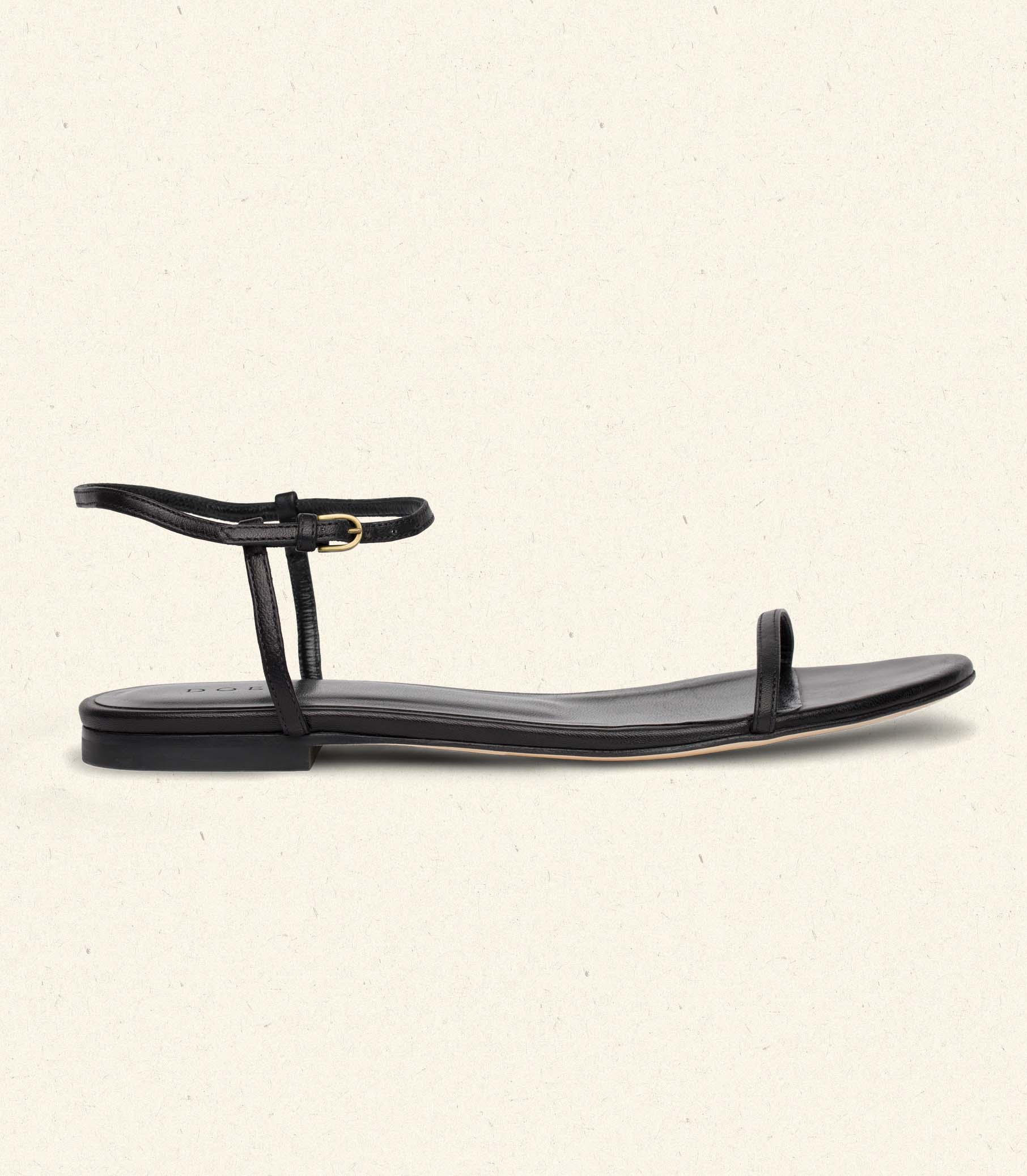 DÔEN Women Sartene Sandal - Black Nappa
