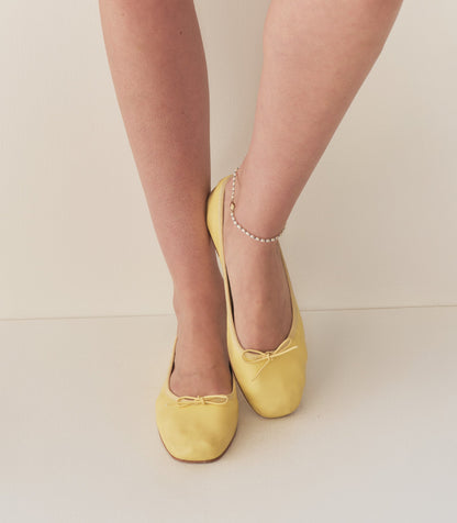 DÔEN Women Fifi Ballet Flat - Sunlight Nappa