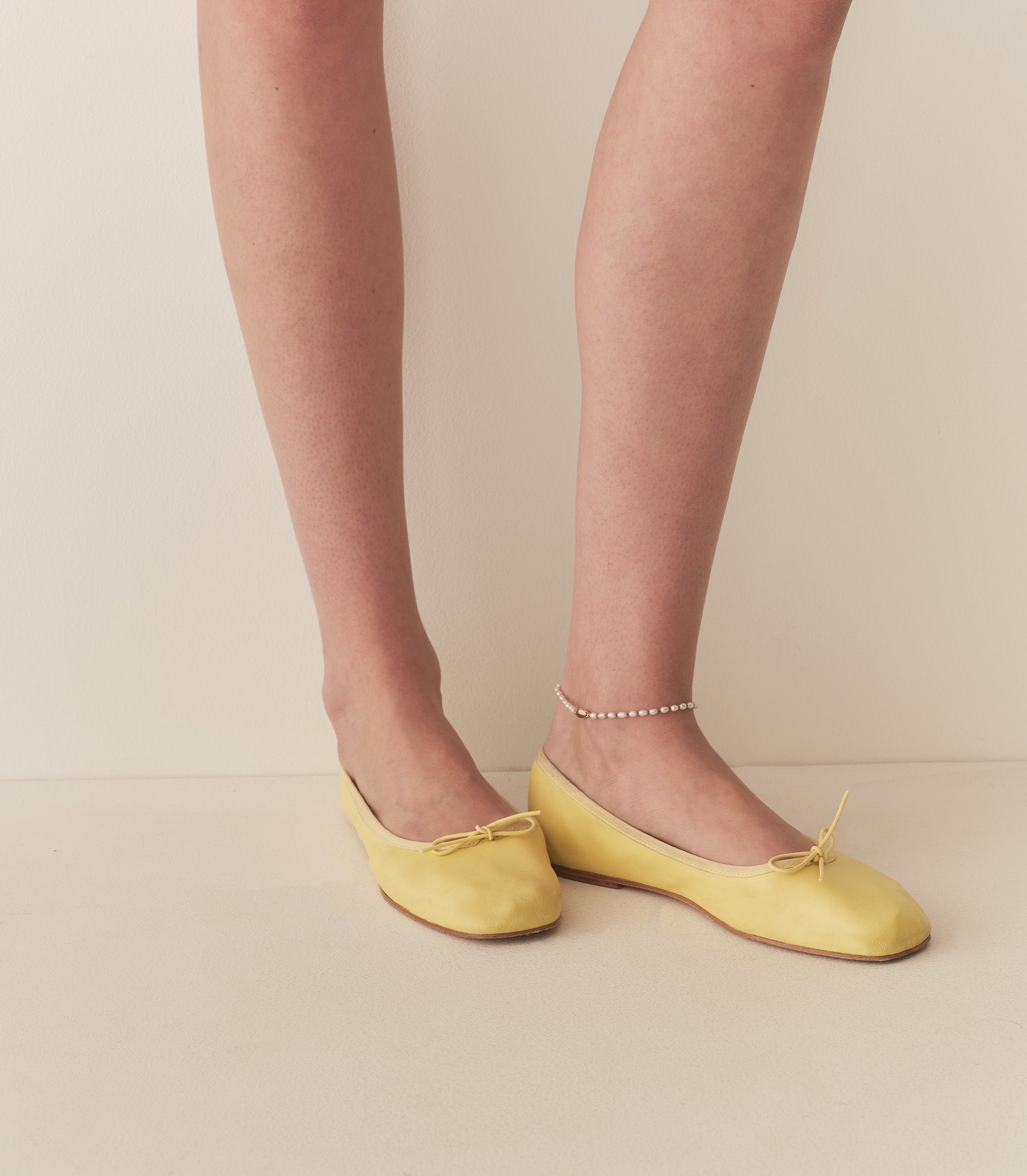 DÔEN Women Fifi Ballet Flat - Sunlight Nappa