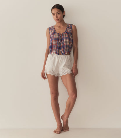 DÔEN Women Theo Top - Cote D'Azur Plaid