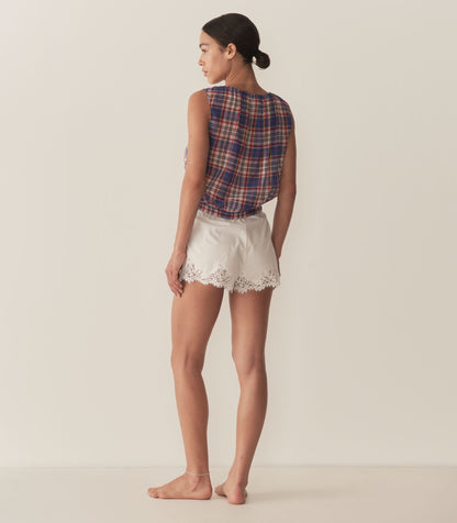 DÔEN Women Theo Top - Cote D'Azur Plaid