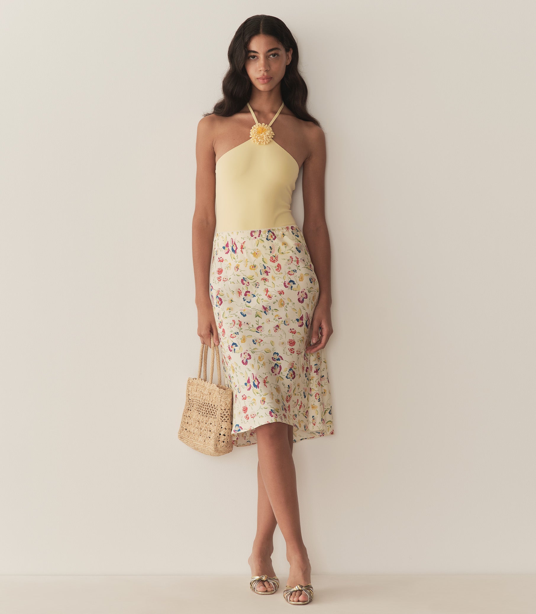 DÔEN Women Elowette Skirt - Windswept Blooms
