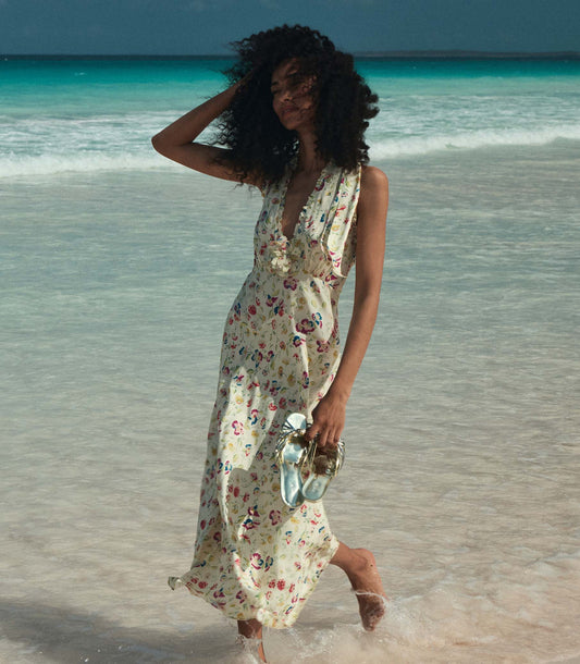 DÔEN Women Mazarin Dress - Windswept Blooms