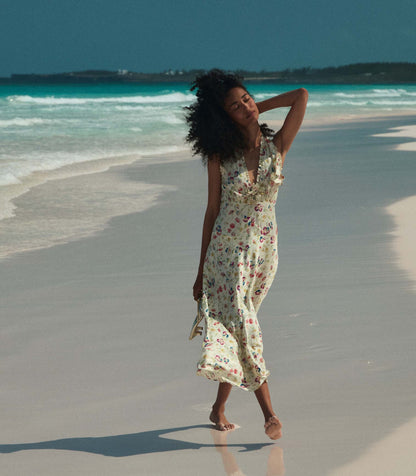 DÔEN Women Mazarin Dress - Windswept Blooms