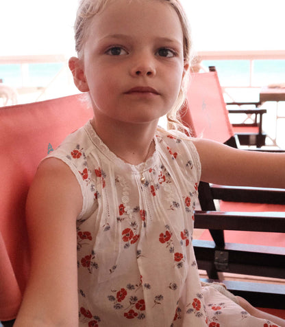 DÔEN Kids Elsa Dress - Poppy Field
