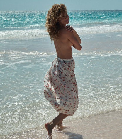 DÔEN Women Marcie Skirt - Poppy Field