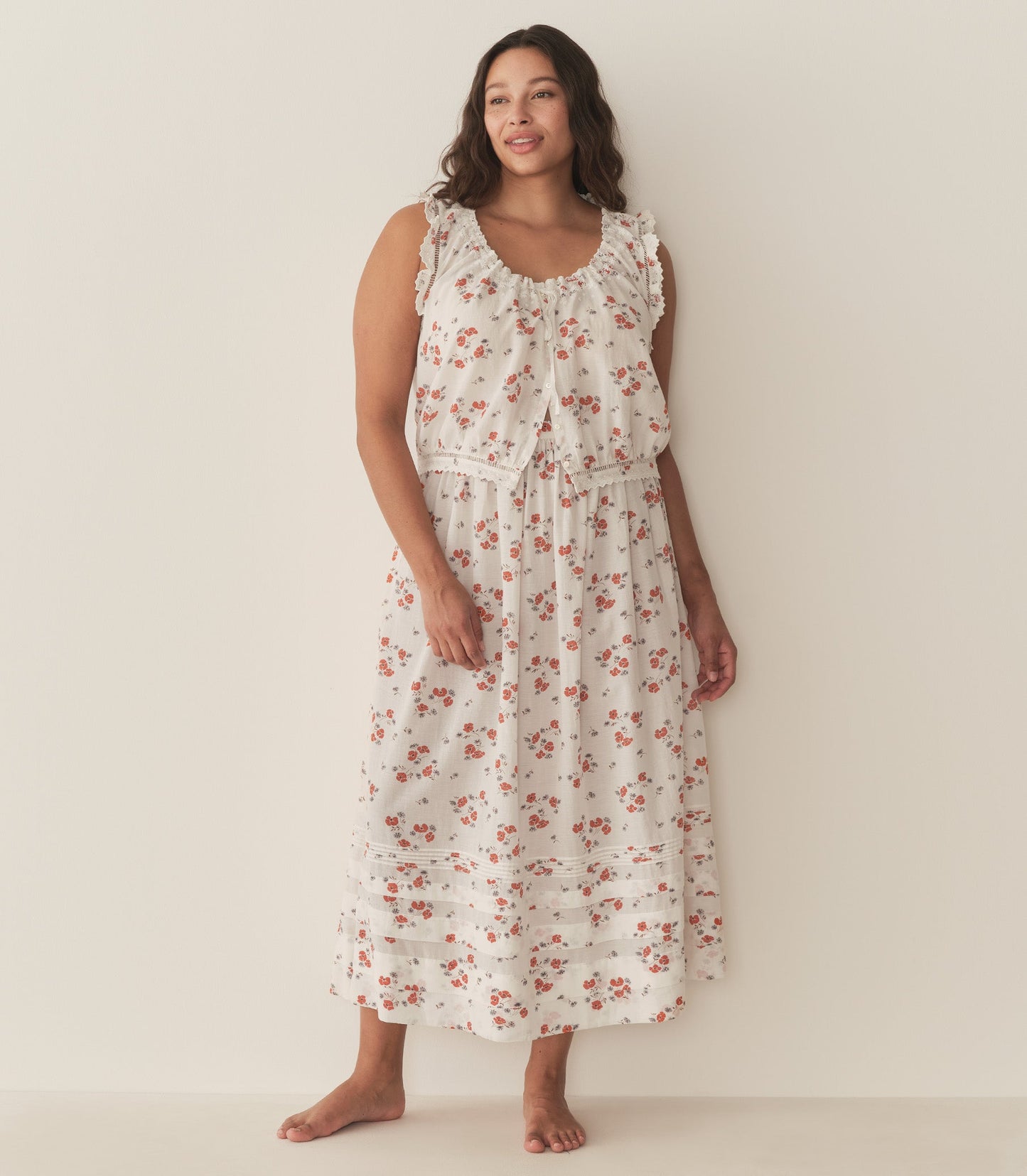 DÔEN Women Marcie Skirt - Poppy Field