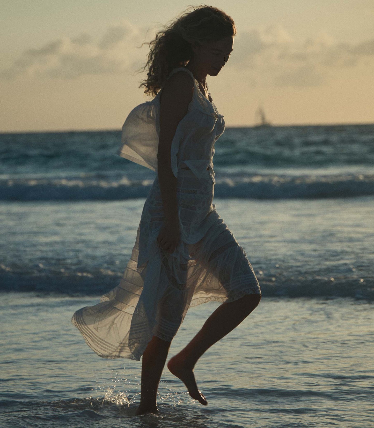 DÔEN Women Allura Skirt - Salt