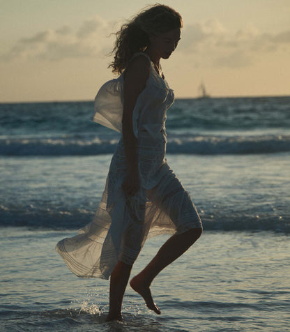 DÔEN Women Allura Skirt - Salt