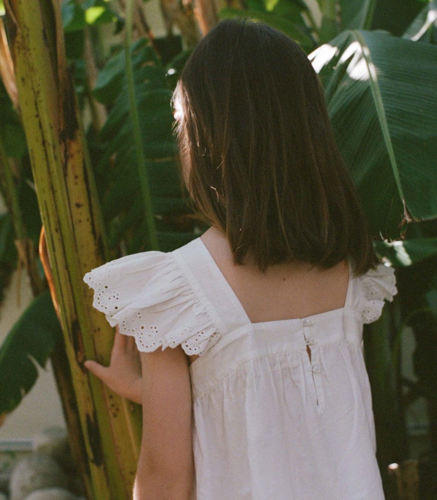 DÔEN Kids Little Nisha Dress - Salt