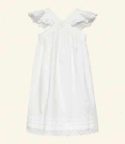 DÔEN Kids Little Nisha Dress - Salt