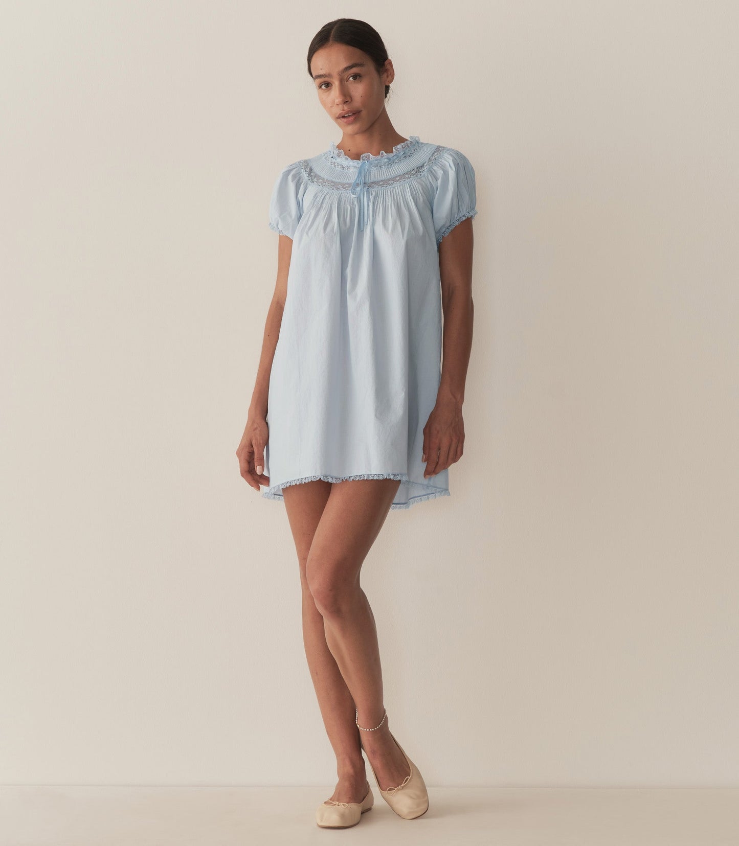 DÔEN Women Daphne Dress - Cloudless Sky