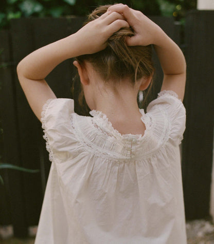 DÔEN Kids Abelle Dress - Salt