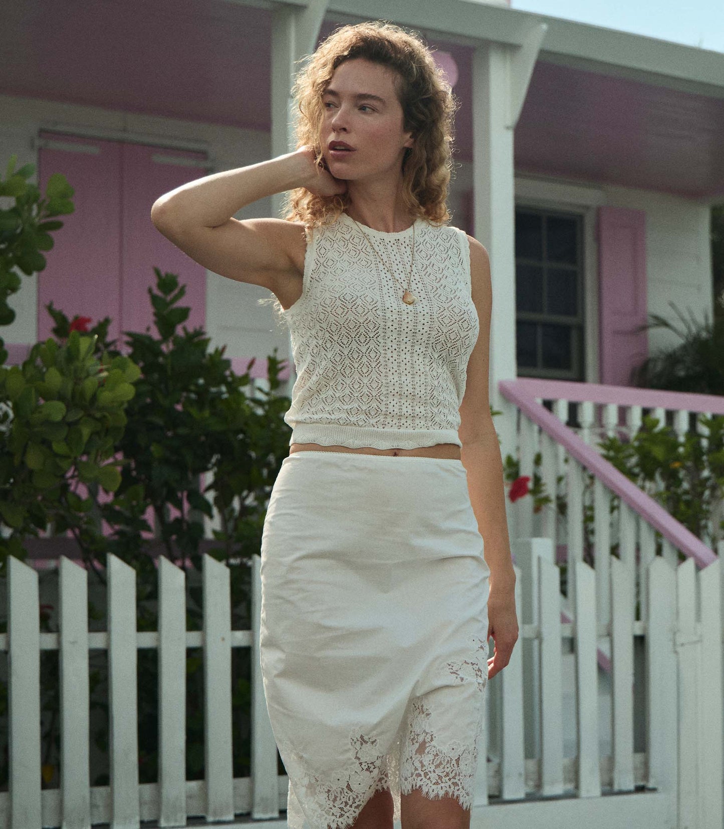 DÔEN Women Melanie Skirt - Salt