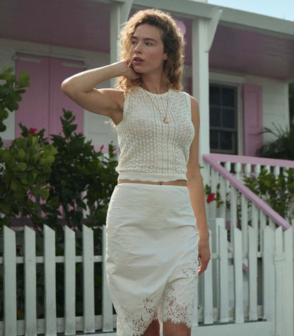 DÔEN Women Melanie Skirt - Salt