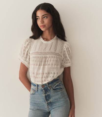 DÔEN Women Adeline Top - Salt