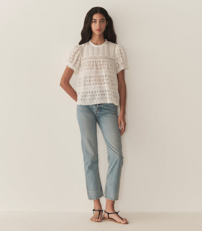 DÔEN Women Adeline Top - Salt