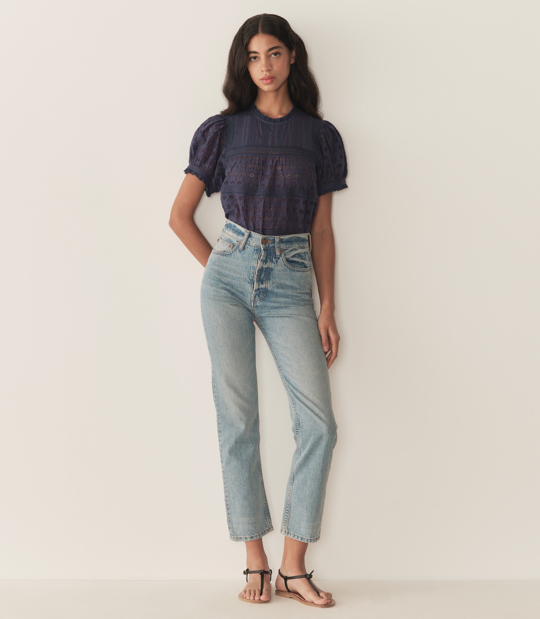 DÔEN Women Adeline Top - Adriatic