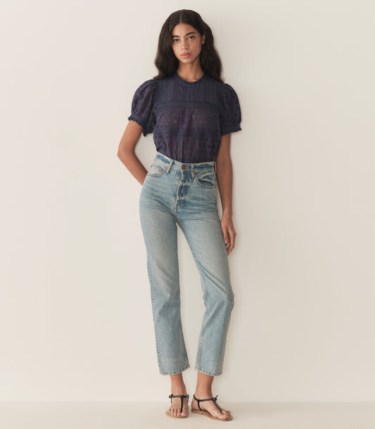 DÔEN Women Adeline Top - Adriatic