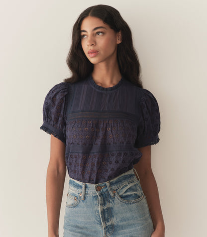 DÔEN Women Adeline Top - Adriatic