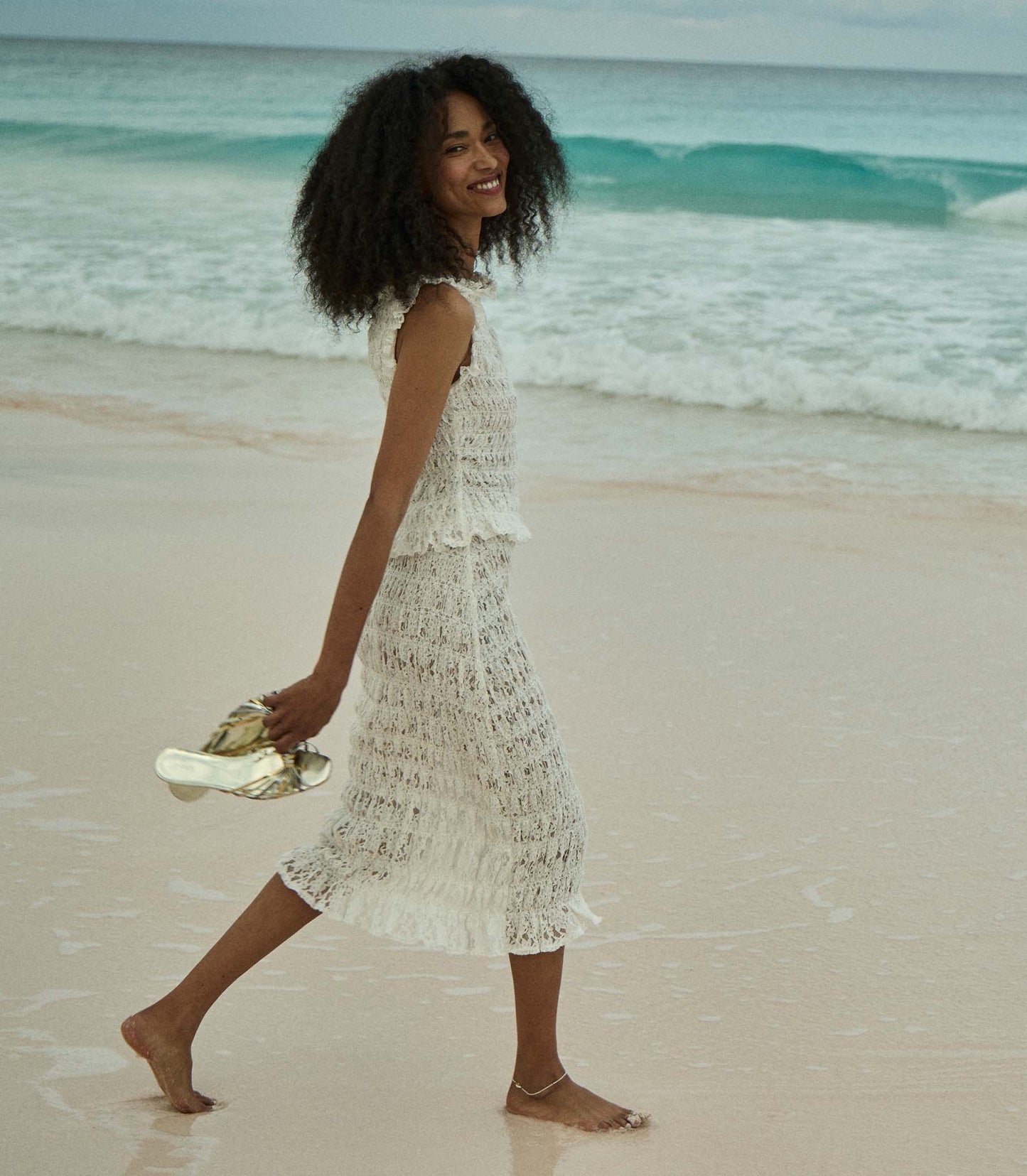 DÔEN Women Rachelle Skirt - Salt