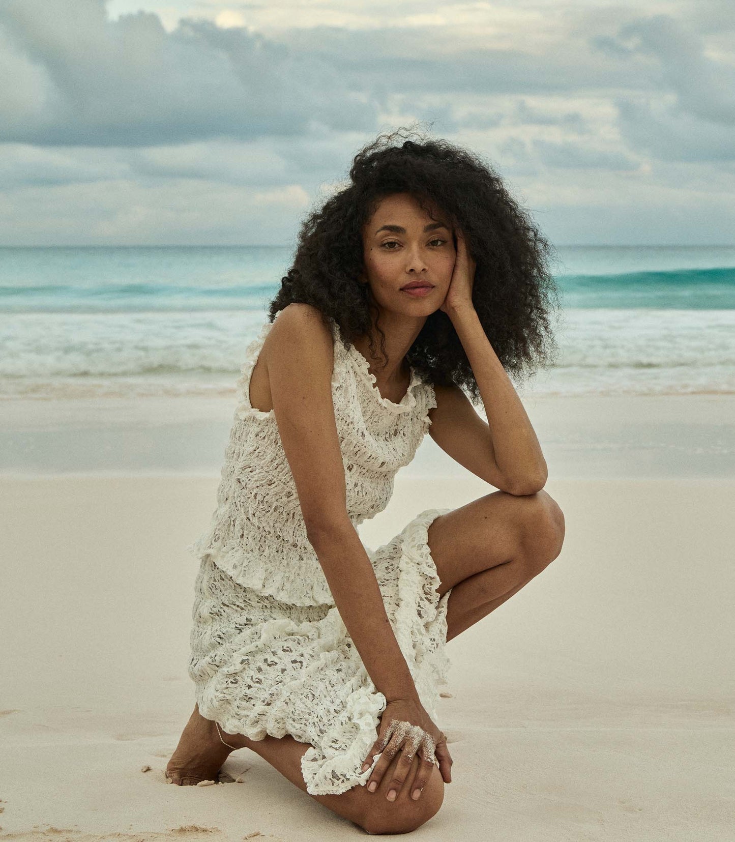 DÔEN Women Rachelle Skirt - Salt