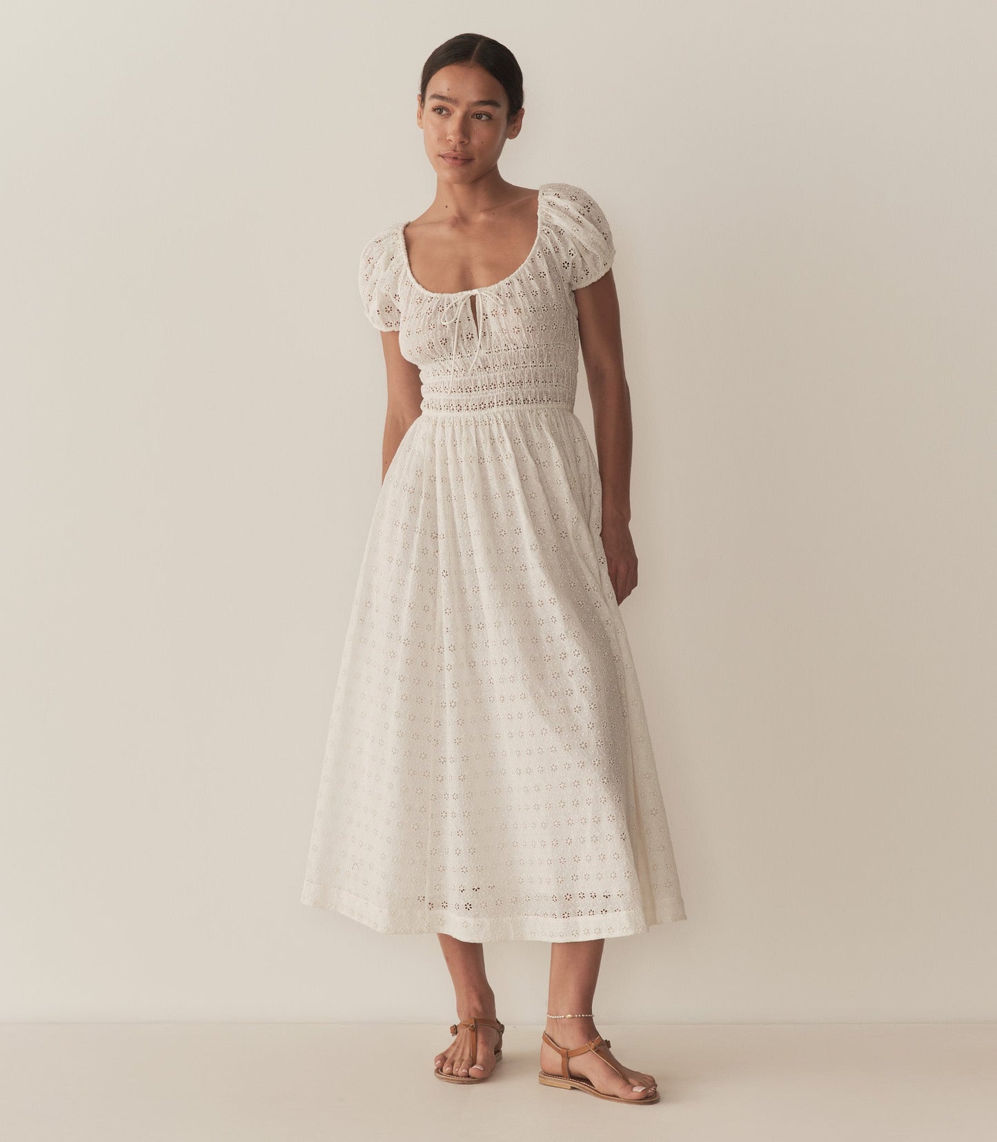 DÔEN Women Quinn Dress - Salt