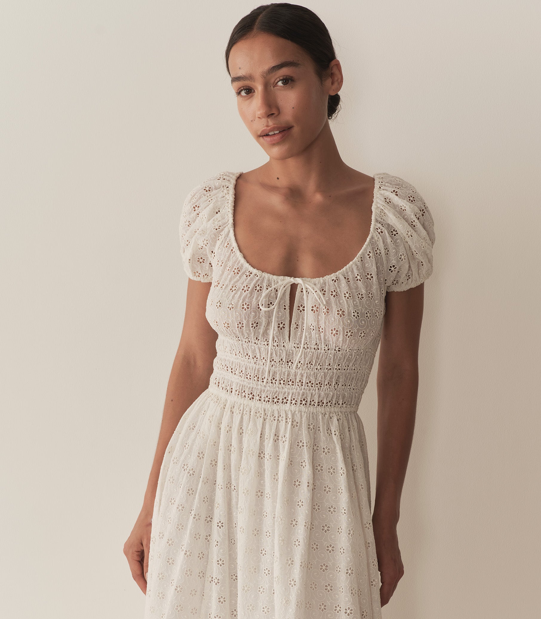 DÔEN Women Quinn Dress - Salt