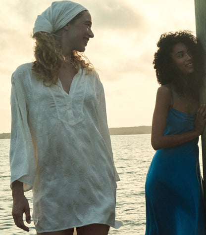 DÔEN Women Leona Dress - Salt Marguerite Jolie