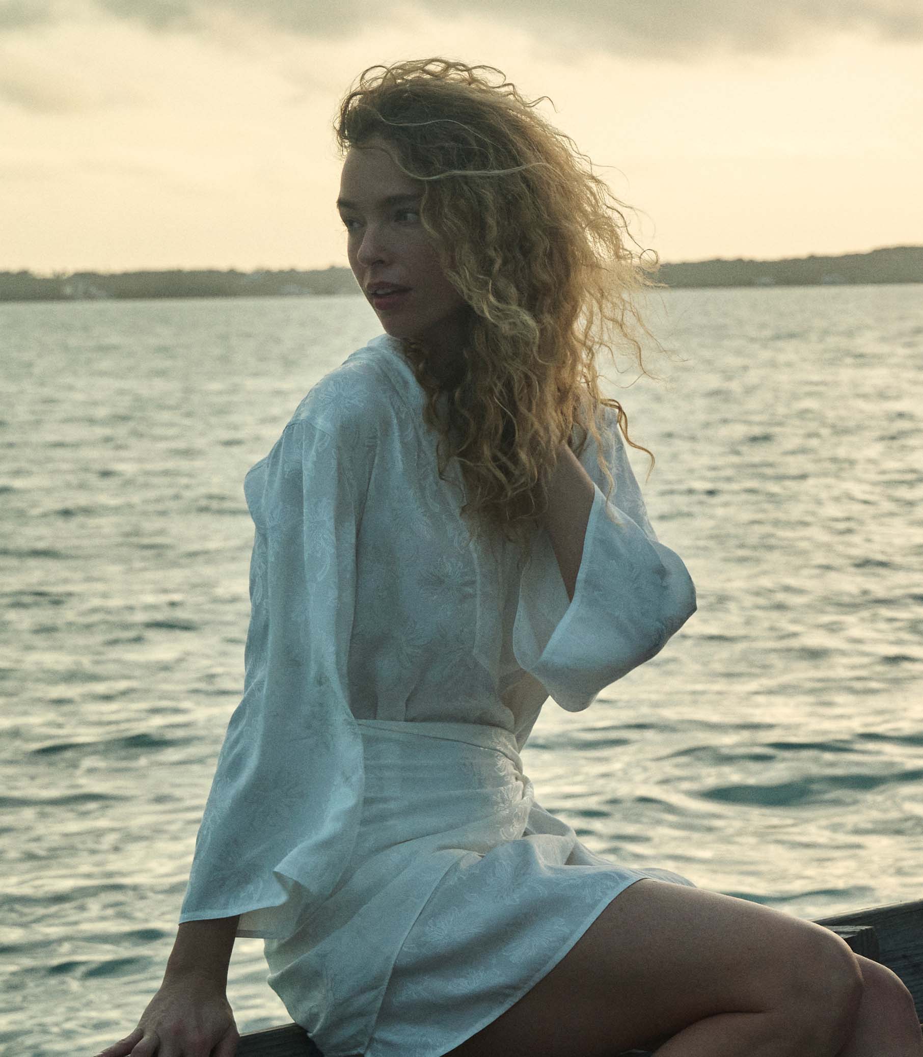 DÔEN Women Leona Dress - Salt Marguerite Jolie