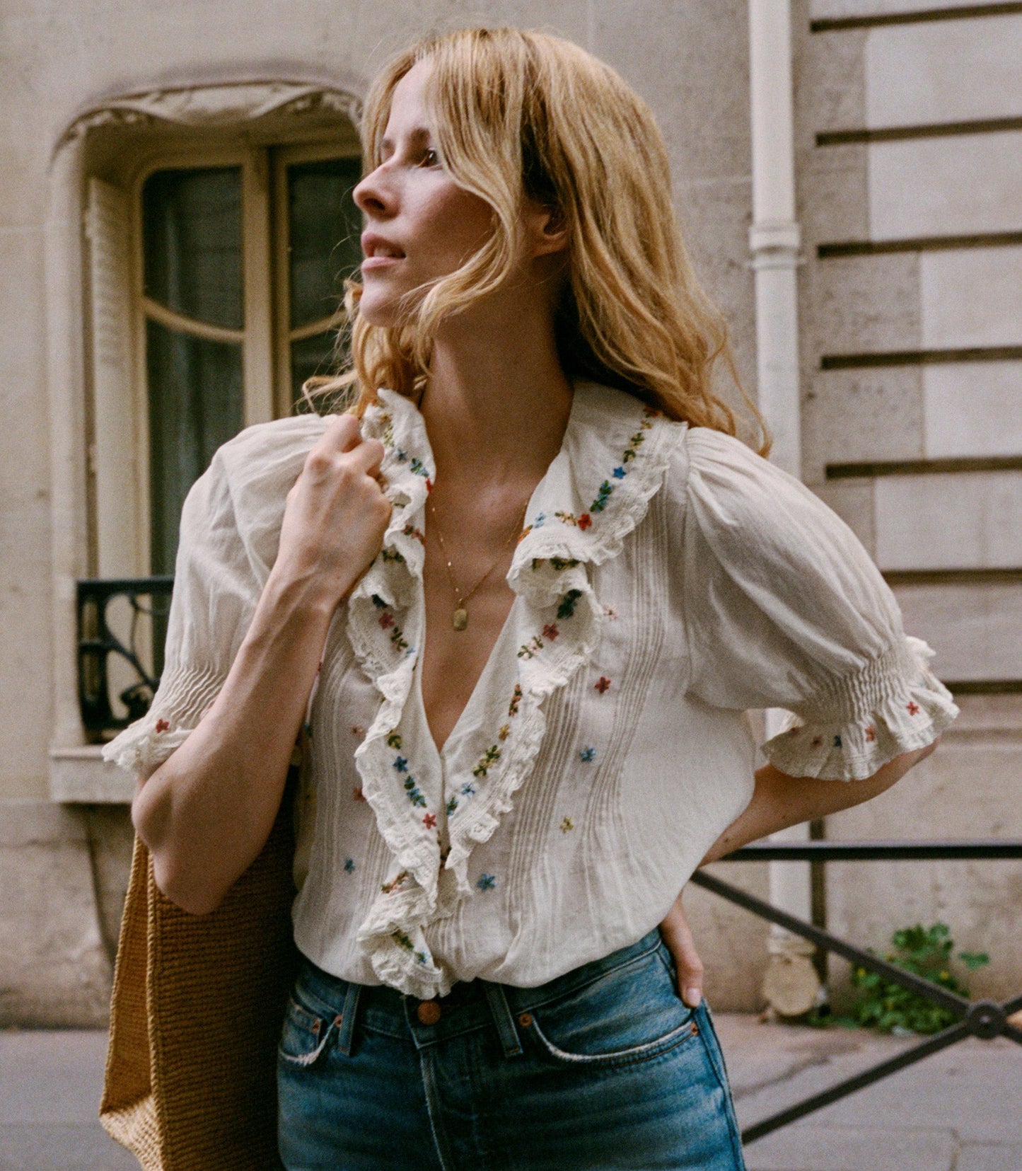 DÔEN Women Hettie Top - Sea Salt