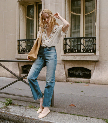 DÔEN Women Hettie Top - Sea Salt