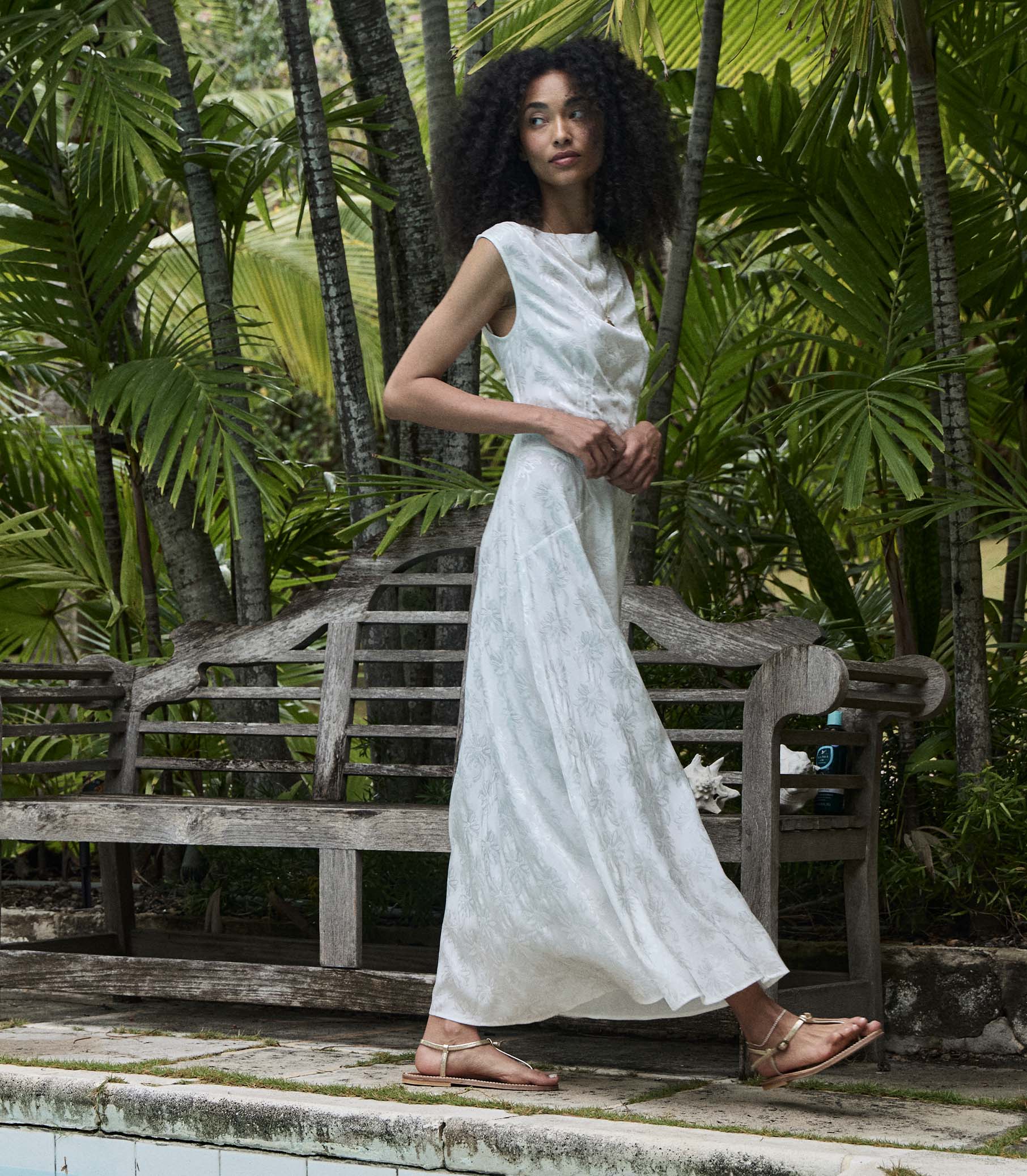 DÔEN Women Louisa Dress - Salt Marguerite Jolie