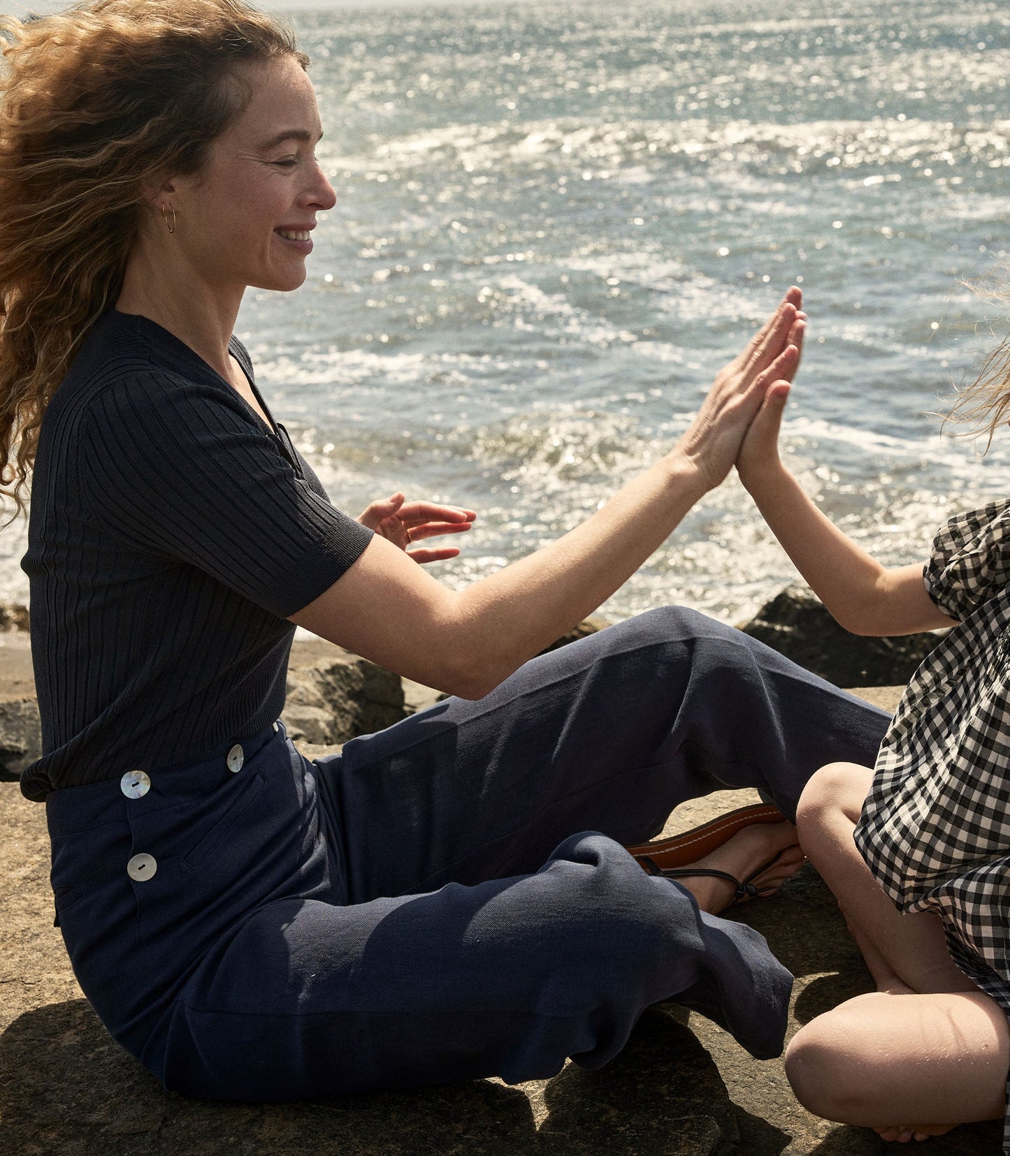 DÔEN Women Glenne Pant - Navy