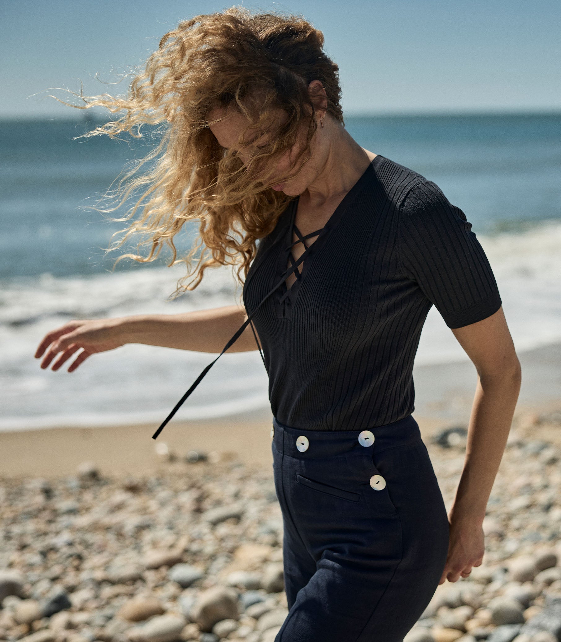 DÔEN Women Glenne Pant - Navy