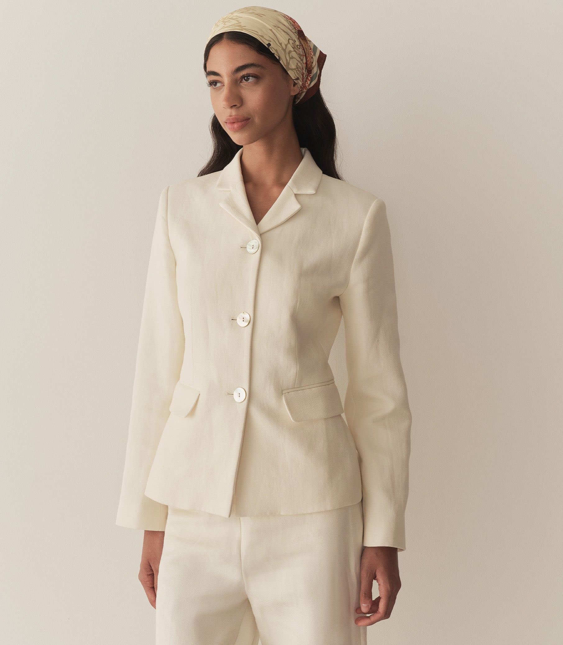 DÔEN Women Lennon Blazer - Salt