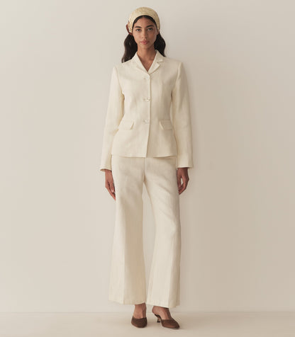 DÔEN Women Lennon Blazer - Salt