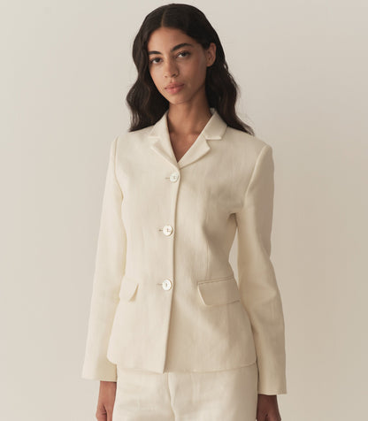 DÔEN Women Lennon Blazer - Salt