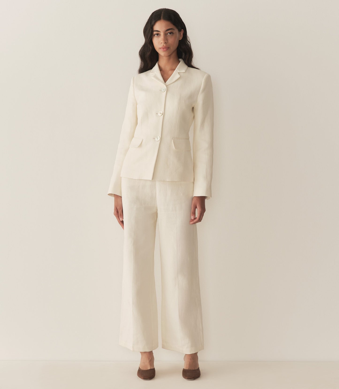 DÔEN Women Lennon Blazer - Salt