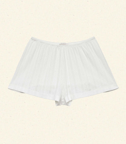 DÔEN Women Loren Pointelle Short - Salt